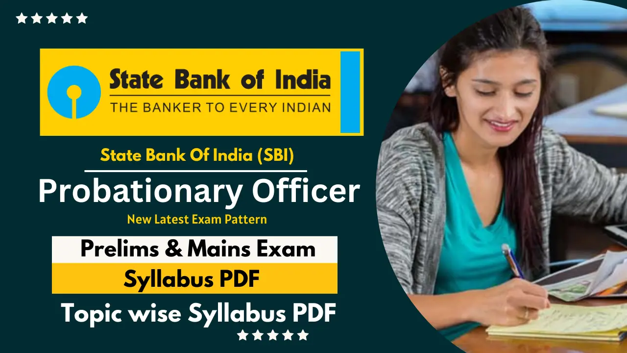 SBI PO Syllabus In Hindi