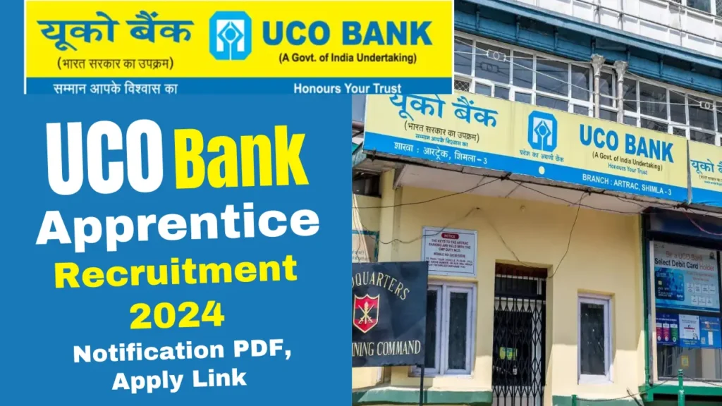 UCO Bank Bharti 2024 Notification PDF Apply Online