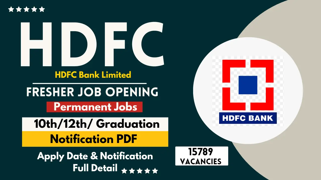 HDFC Bank Recruitment 2024