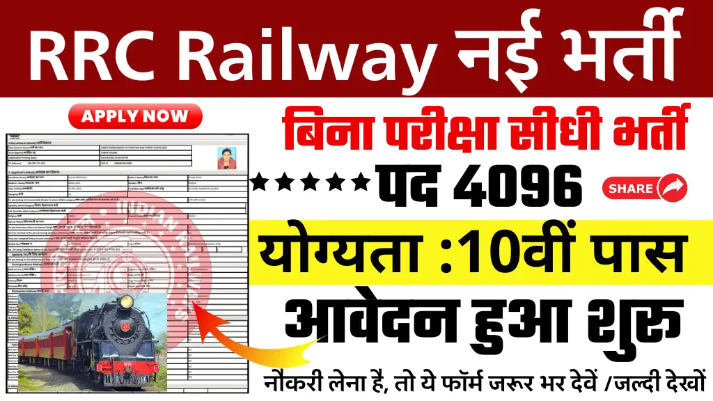 Railway NR Vacancy 2024 Notification PDF