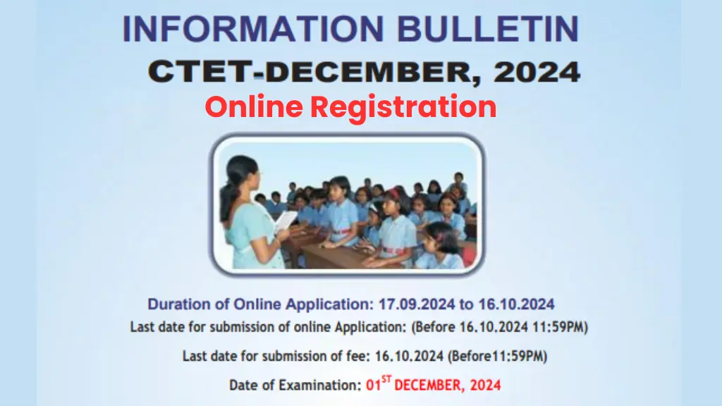 CTET December 2024 Notification OUT