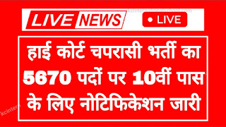 Rajasthan High Court Peon Vacancy 2025